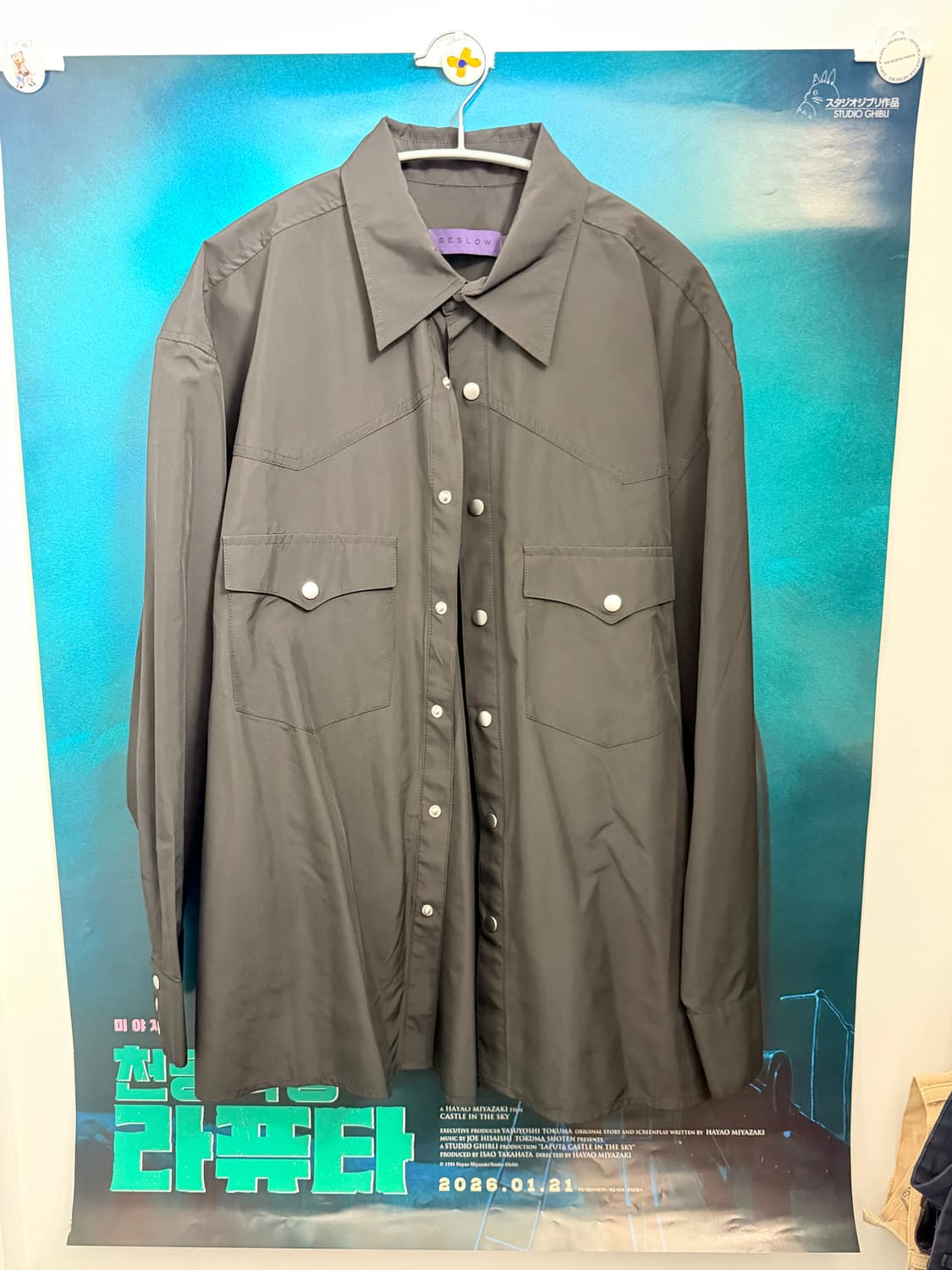 비슬로우 / OVERSIZED WESTERN SHIRTS / 긴팔 셔츠 상품이미지2