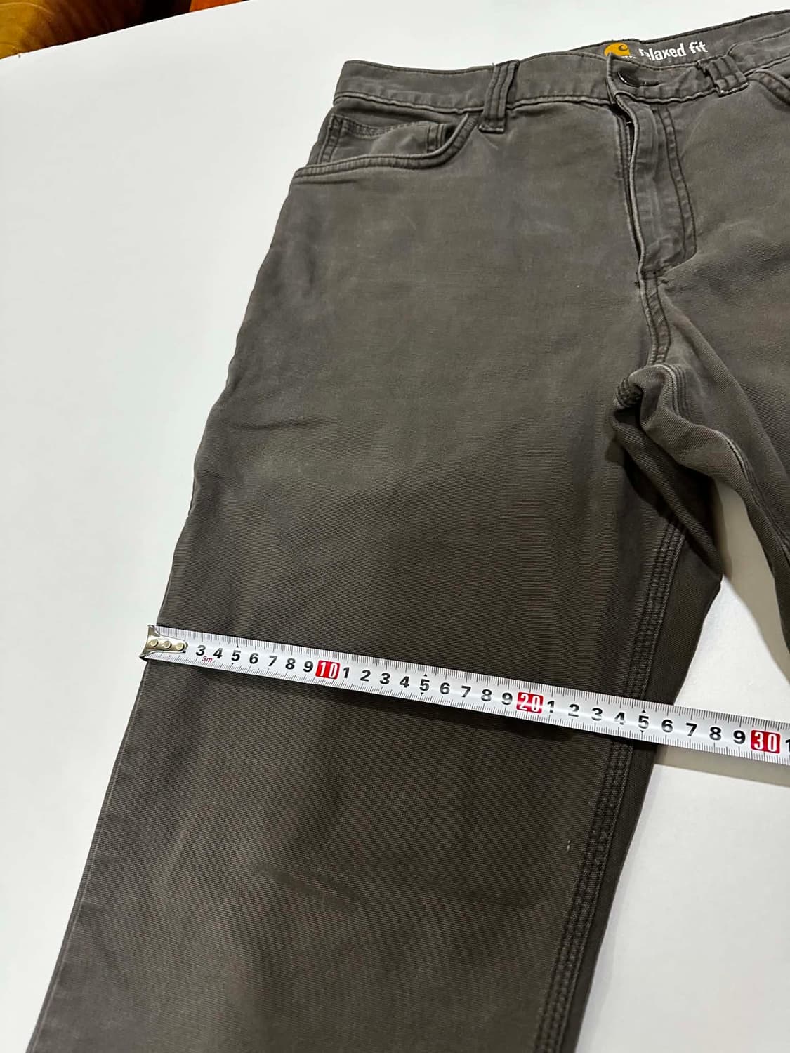 칼하트 워크 팬츠 다크 브라운 상품이미지9