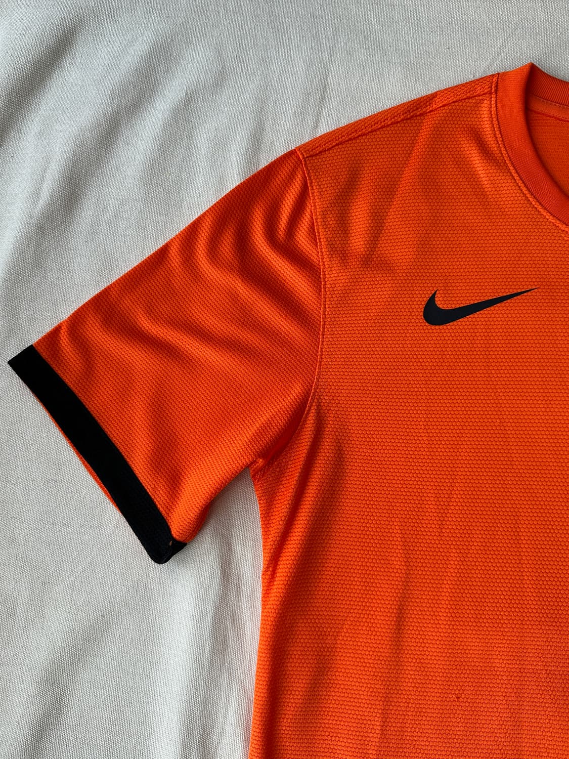 나이키 네덜란드 축구 국가대표 KNVB 오렌지 트레이닝 반팔티 S 상품이미지4
