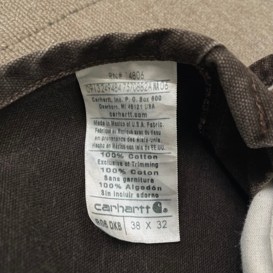 carhartt 칼하트 더블니 오버롤 38 상품이미지6