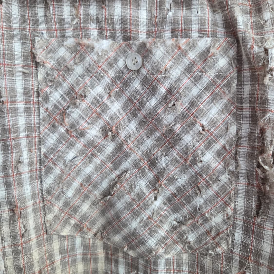 빈티지페이딩체크셔츠 상품이미지5