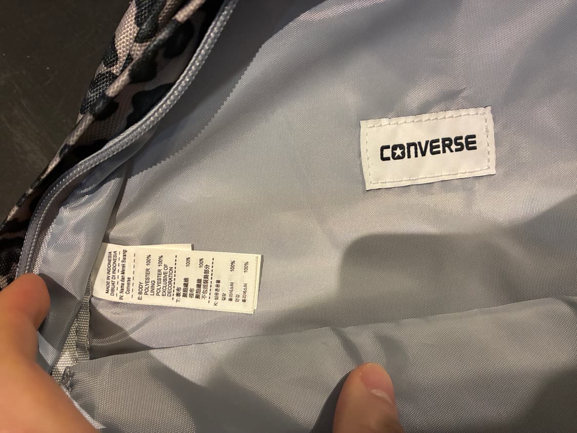 컨버스 레오파드 백팩 갸루 모리걸 상품이미지5