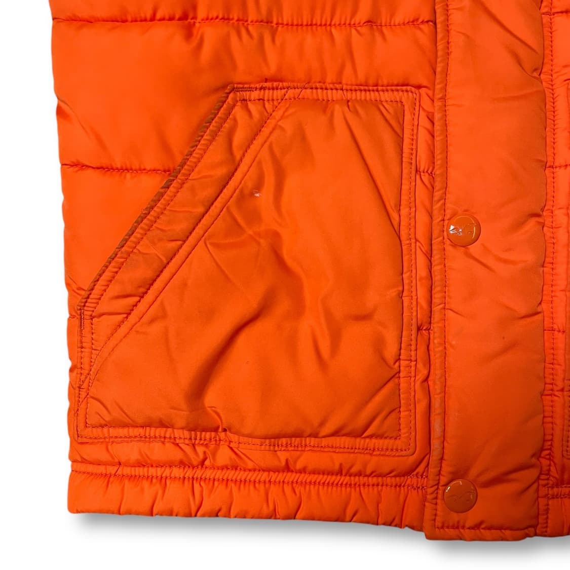 홀리스터 오렌지 패딩조끼 M 상품이미지4
