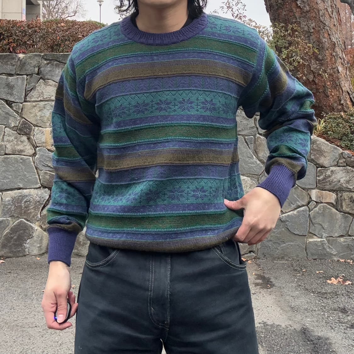 RHODE ISLAND 울 재크가드 니트 스웨터 상품이미지3