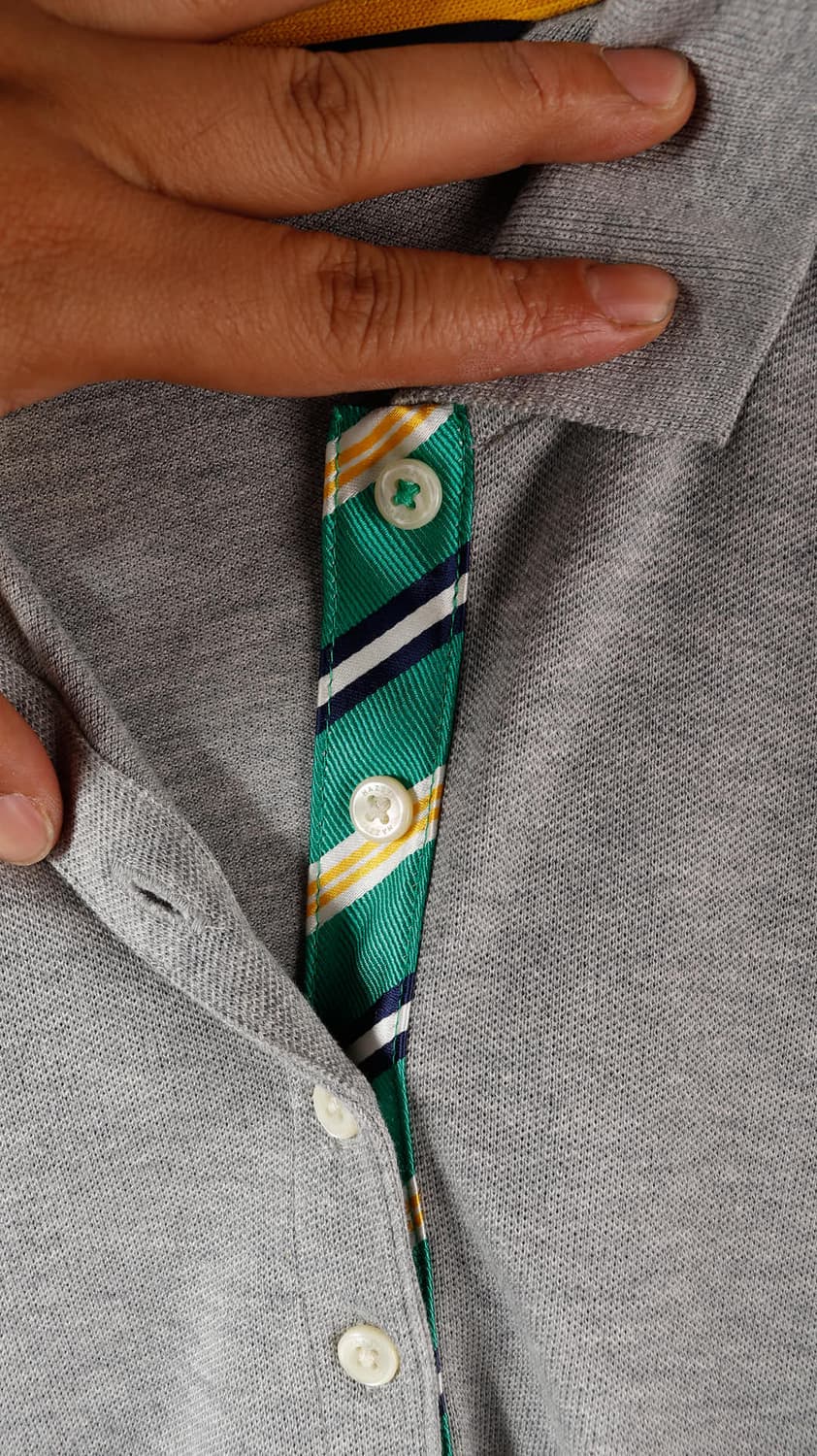 해지스 회색 카라티 상품이미지2