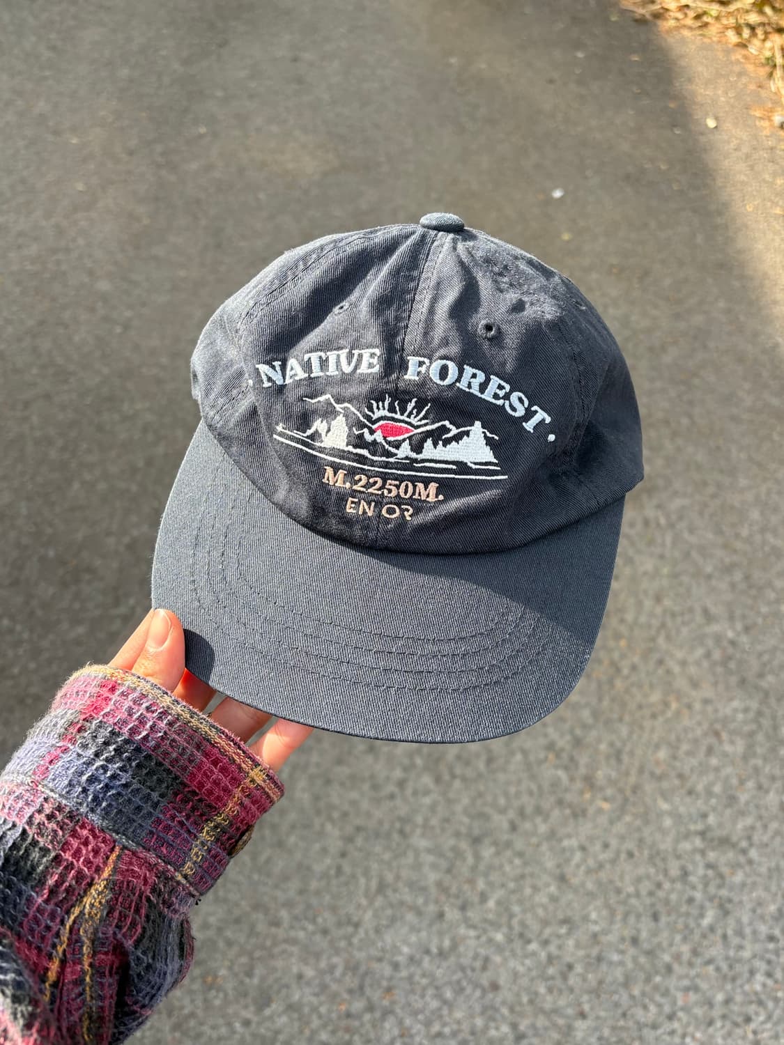 엔오르 캡모자 네이비 컬러 상품이미지1