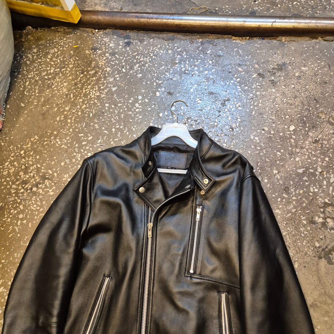 XL(착샷잇음) SPERONE 양가죽 라이더자켓  상품이미지7