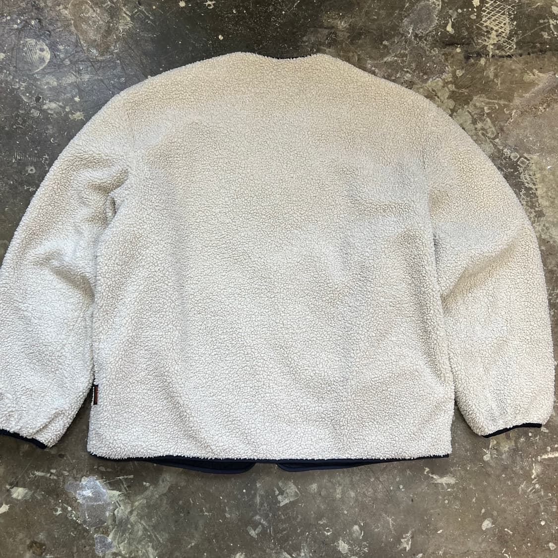 L) 커버낫 리버시블 양면 쉐르파 집업 자켓 뽀글이 후리스 상품이미지5