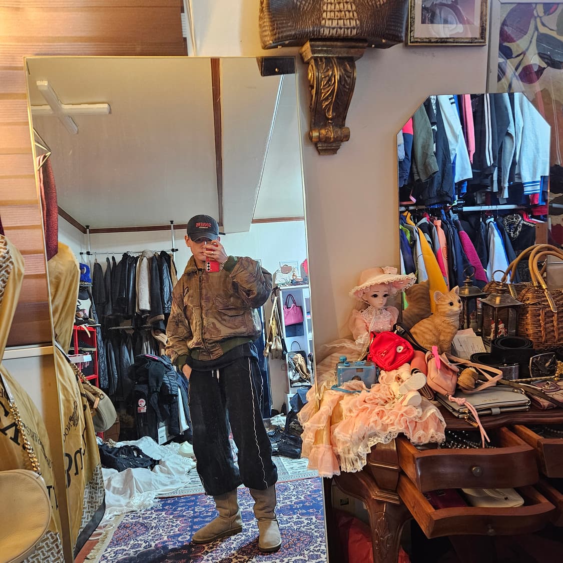 ARMY 90's Vintage MA-2 에어포스 플라잉 항공점퍼 상품이미지2