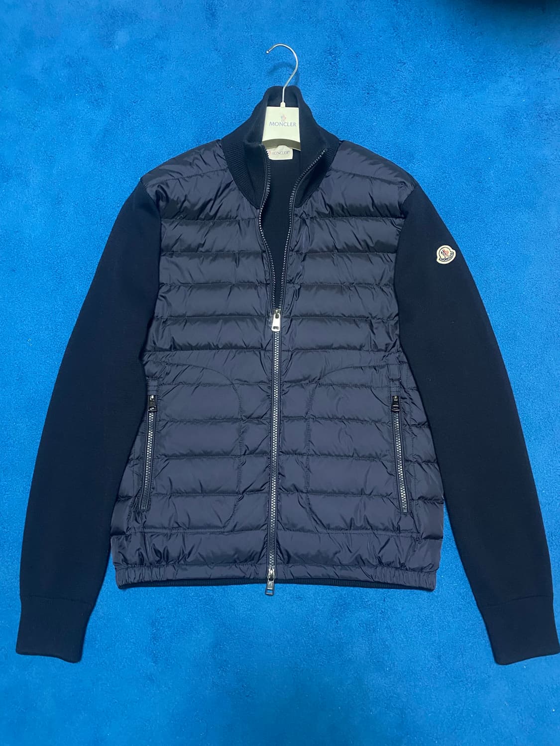 [정품] 새상품급 몽클레어 트리콧 니트패딩 S 상품이미지1