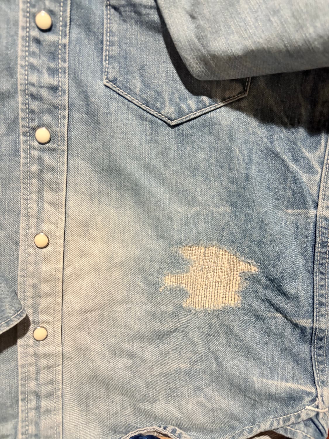 VANQUISH Western Denim Shirt 상품이미지3