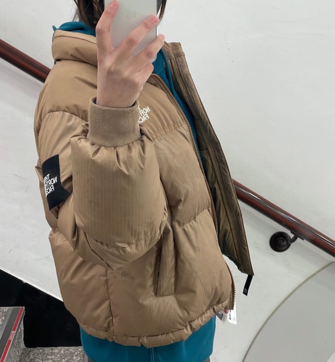 노스페이스 노벨티 눕시 다운자켓 베이지 브라운(L) 상품이미지3