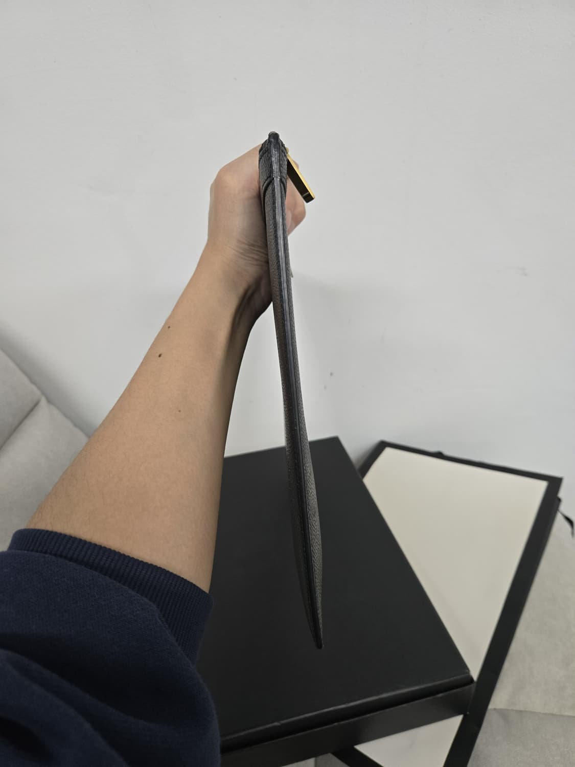 [보증서 정품]톰브라운 삼선 클러치 라지 상품이미지3