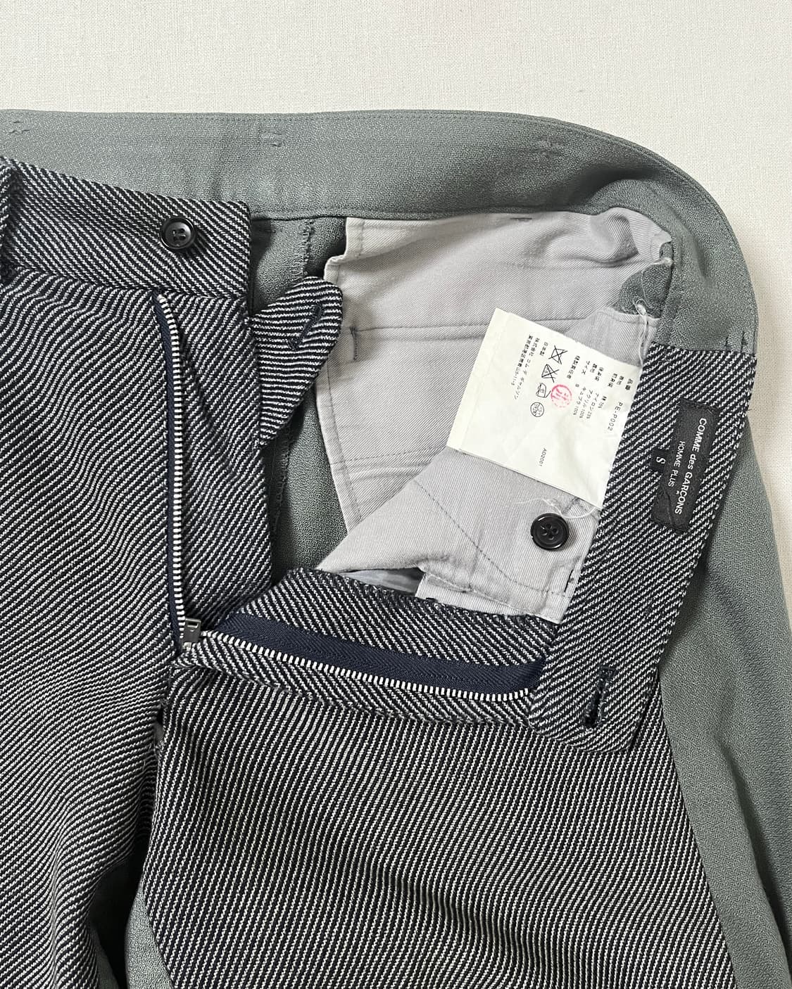 꼼데가르송 옴므플러스 투톤 패널 슬랙스 Comme des garcons 상품이미지10