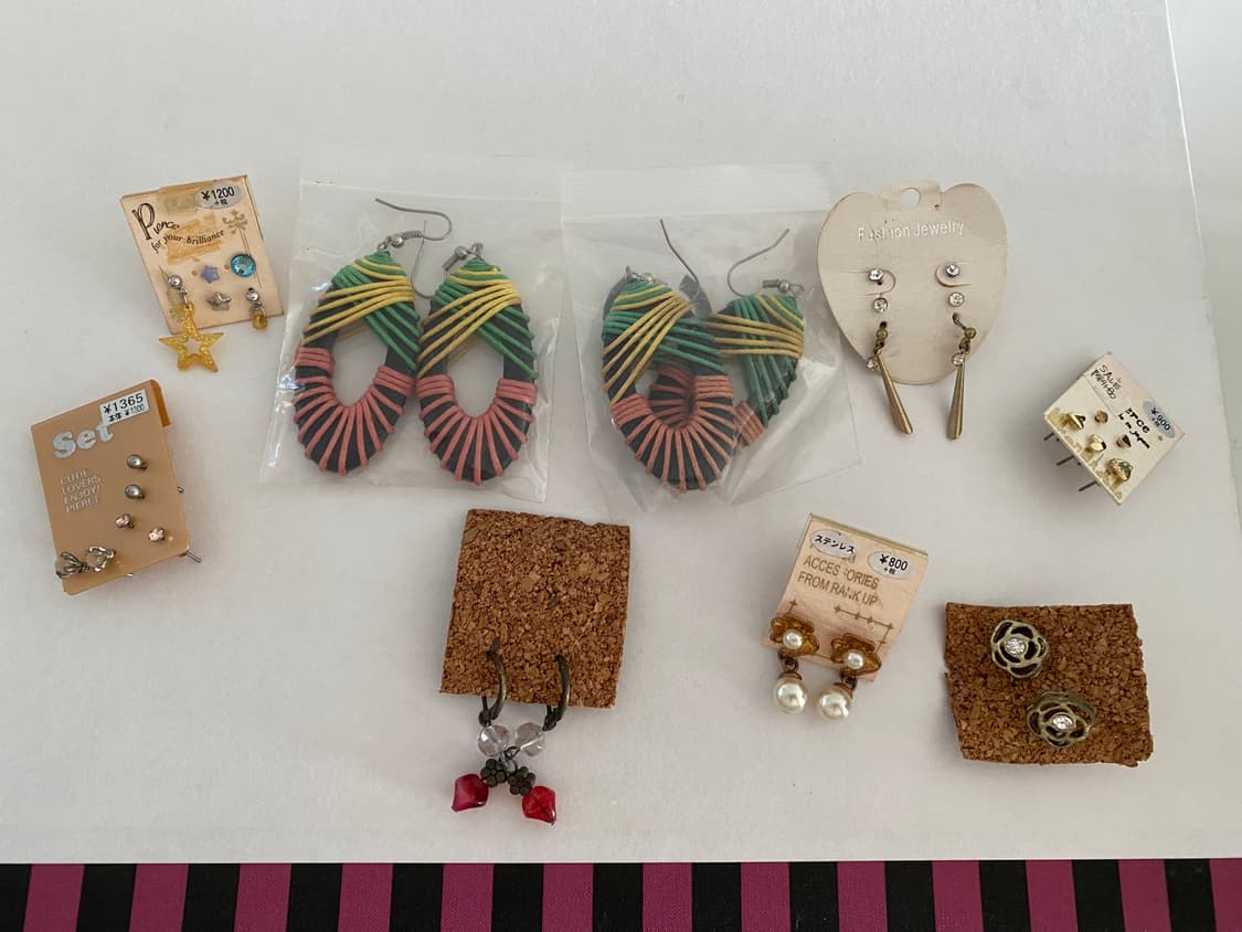 일본 수입 귀걸이 일괄 상품이미지1