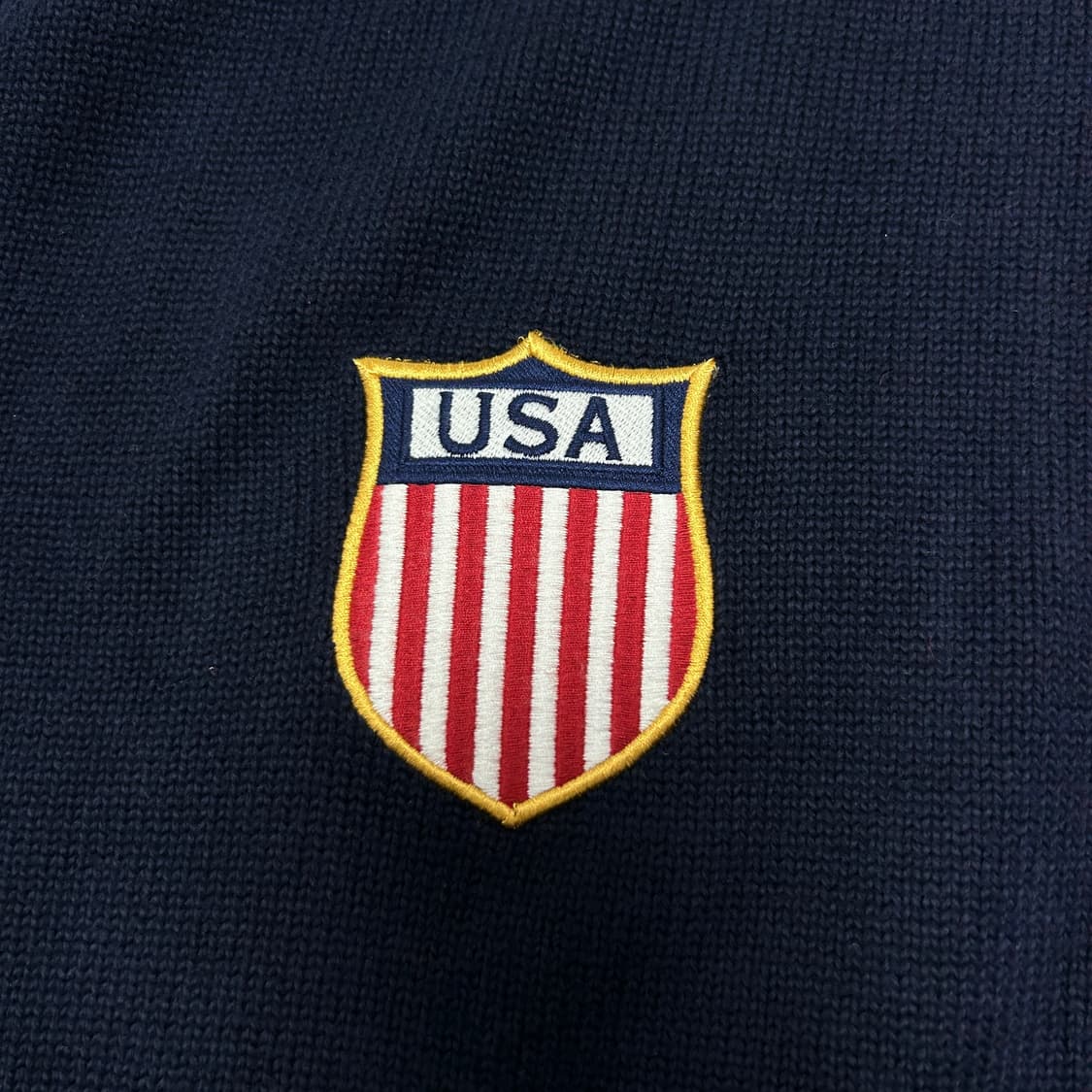 폴로 빅포니 치프키프 USA 성조기 니트집업(XL) 상품이미지6