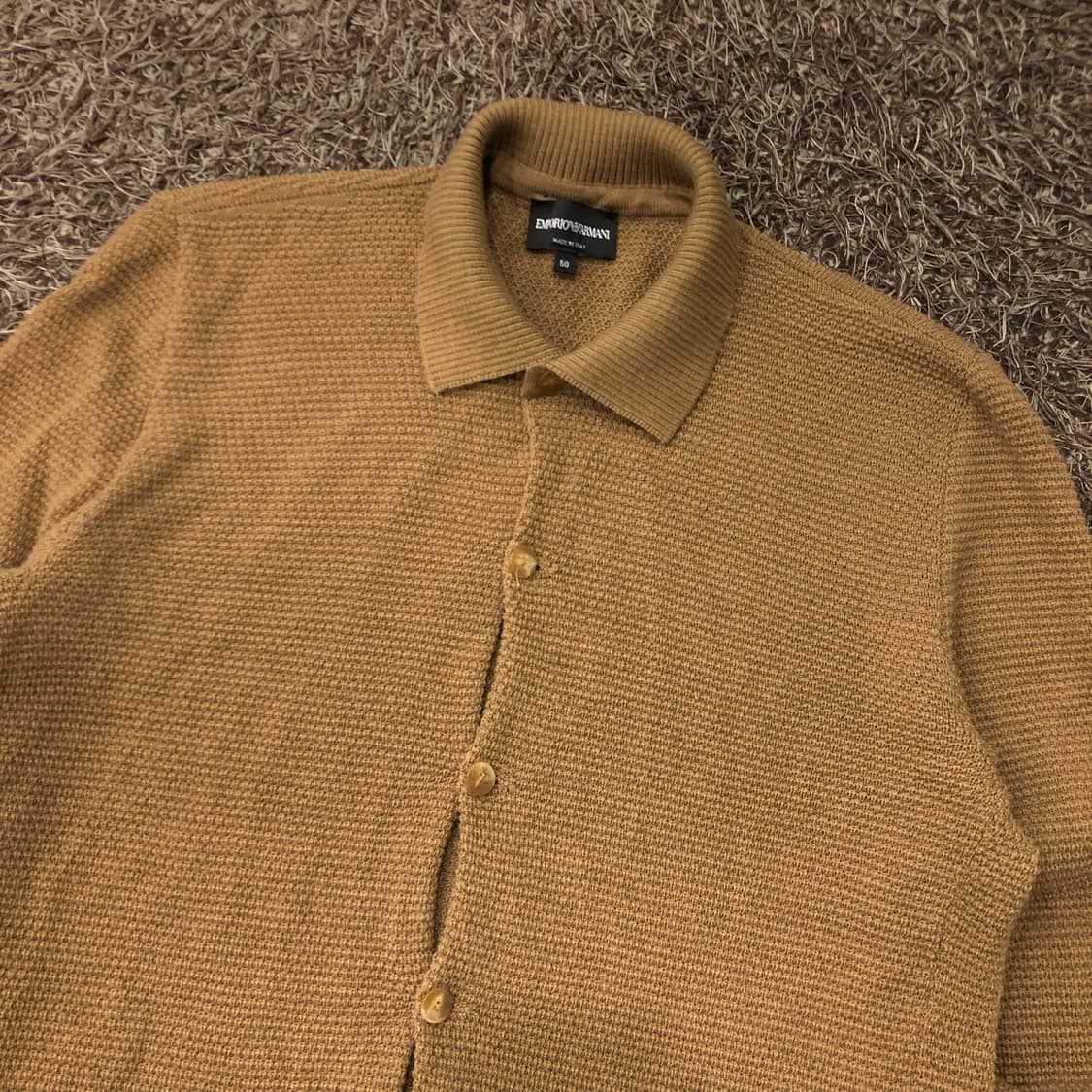 엠포리오 아르마니 울 니트 카라 가디건 상품이미지2