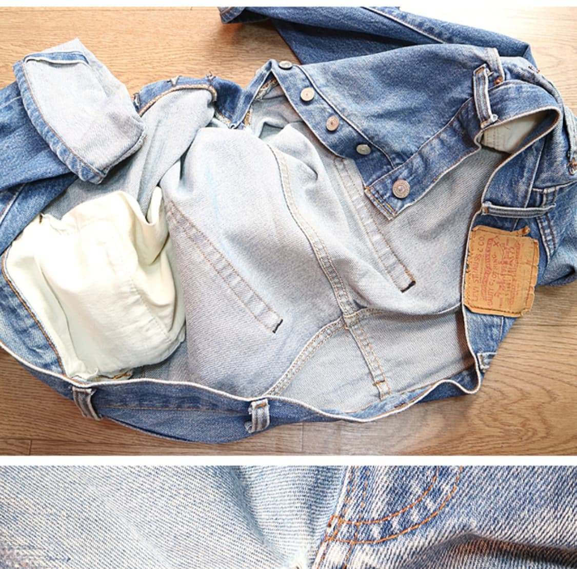 
미국산80s levis 3 501-0117 셀비지 빈티지 빅사이즈 상품이미지7