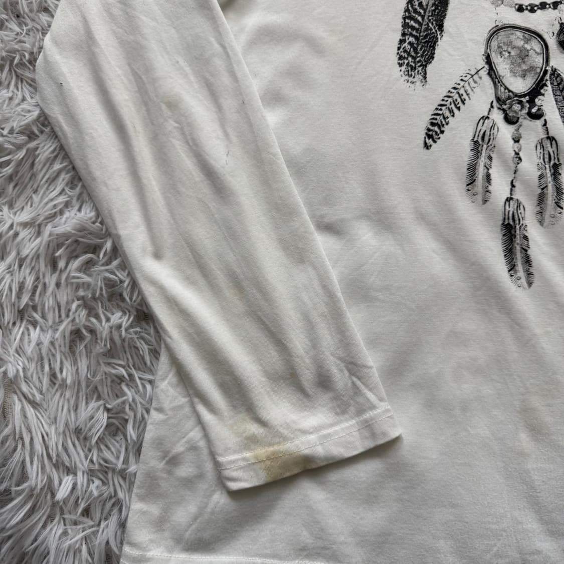 CRAZY DEVIL 일본빈티지 y2k긴팔 오리엔탈 롱슬리브 xl 100 상품이미지4