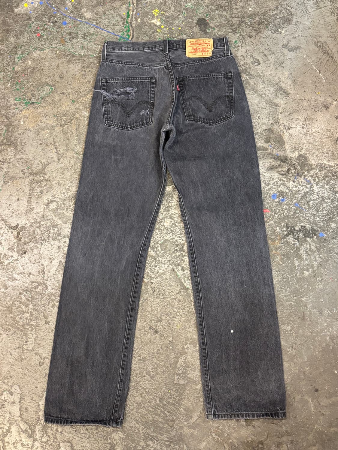 리바이스 501 스트레이트 블랙 상품이미지7