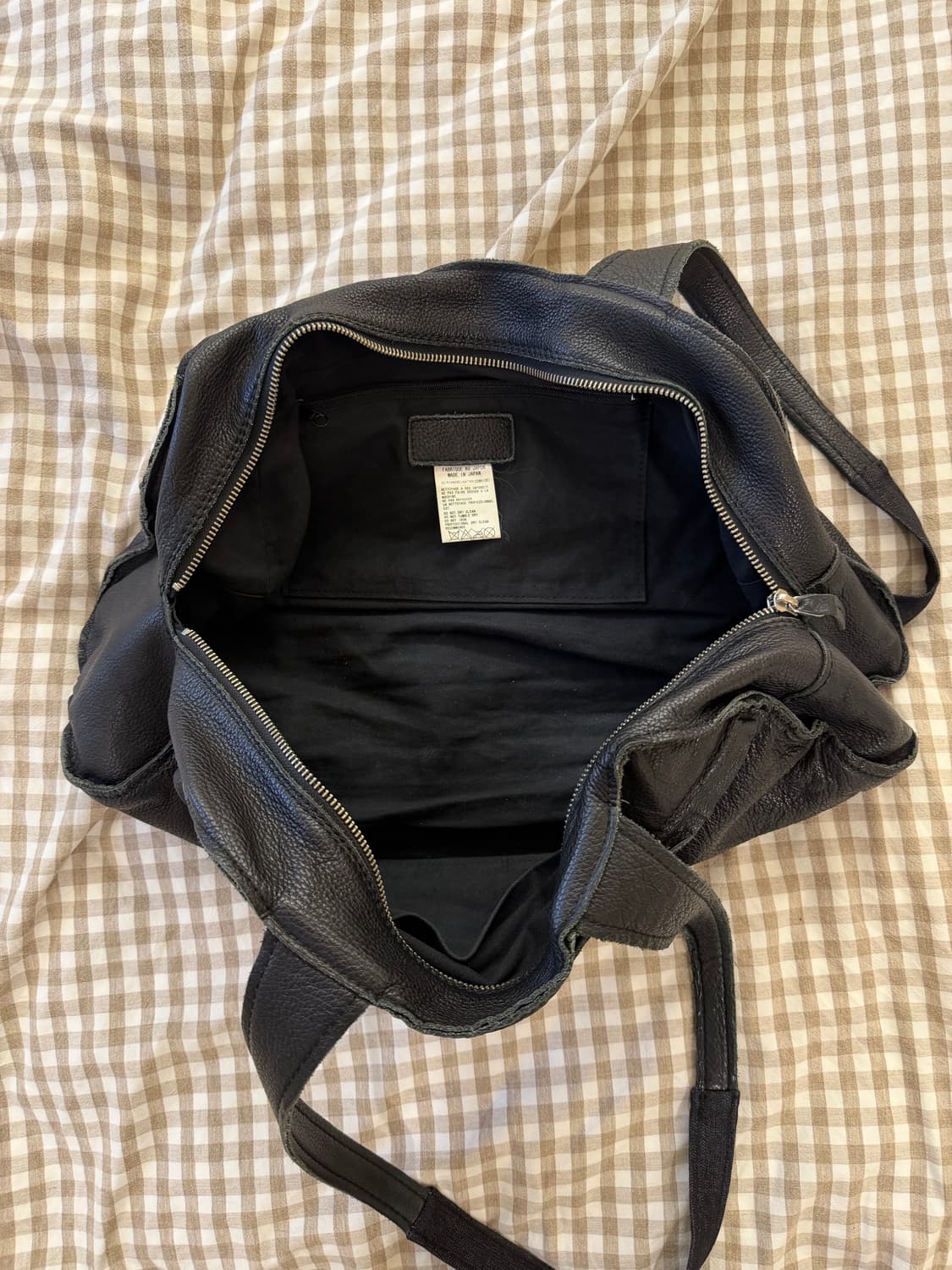 요지야마모토 Y’s 레더 보스턴 백 상품이미지3