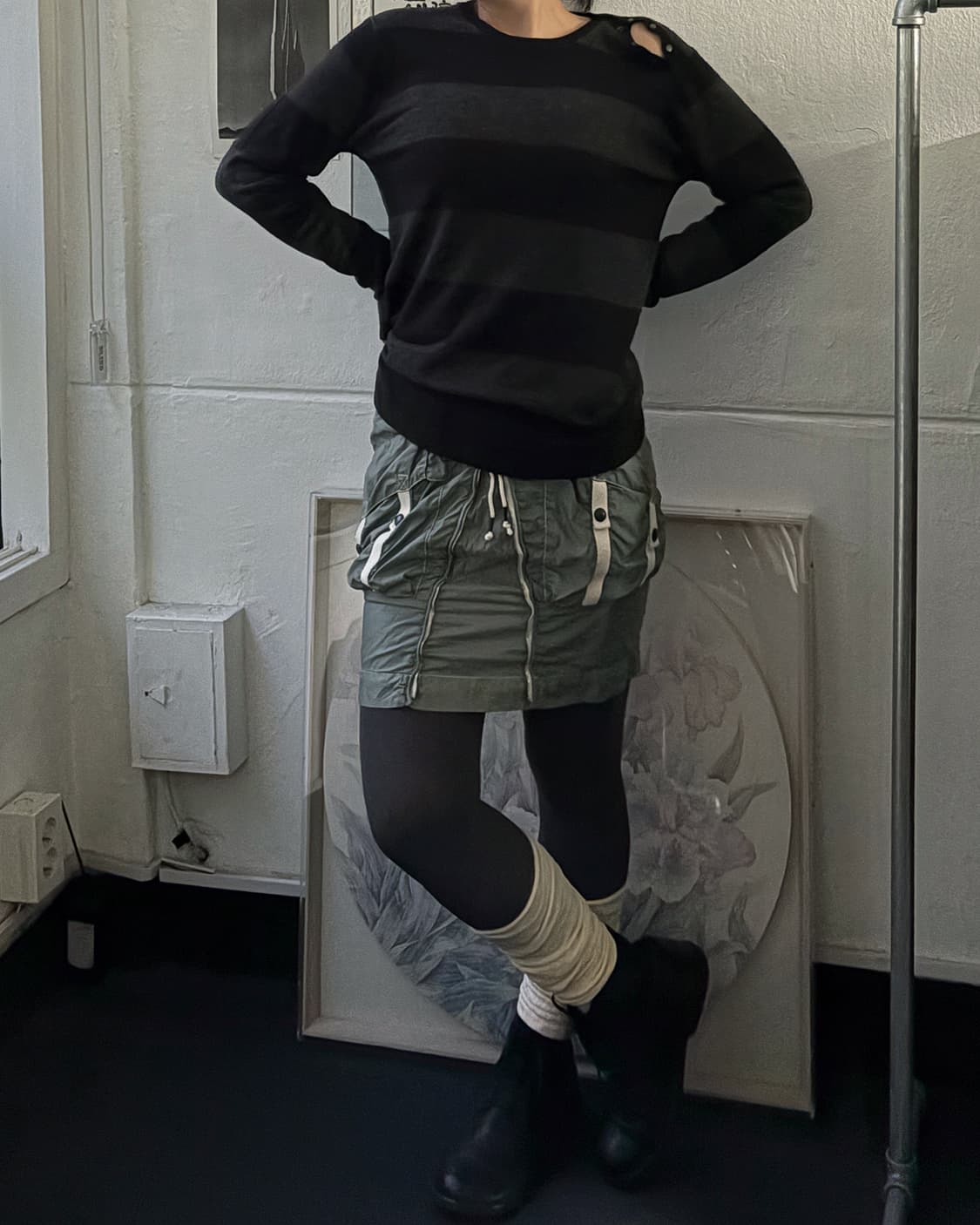 디젤 패러슈트 카고 스커트 상품이미지3