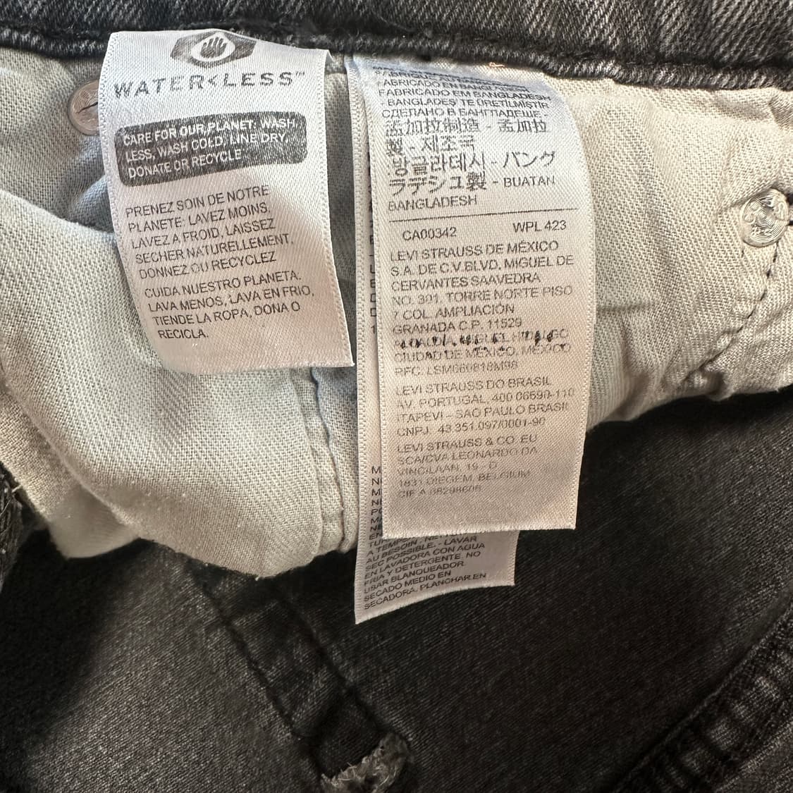 리바이스 541 에슬레틱 테이퍼드 핏 W32 x W32 블랭크 탭 상품이미지7