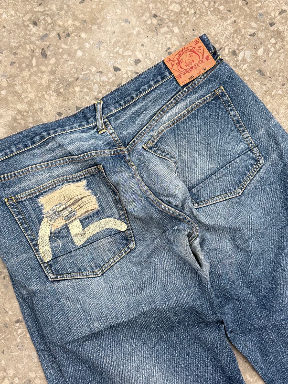 EVISU 00s Lot 2001 Selvedge Denim 상품이미지4