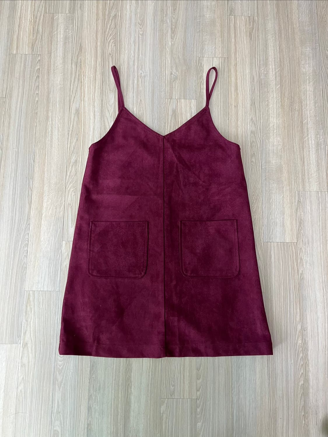 (새상품) 미쏘 스웨이드 뷔스티에 원피스 상품이미지1