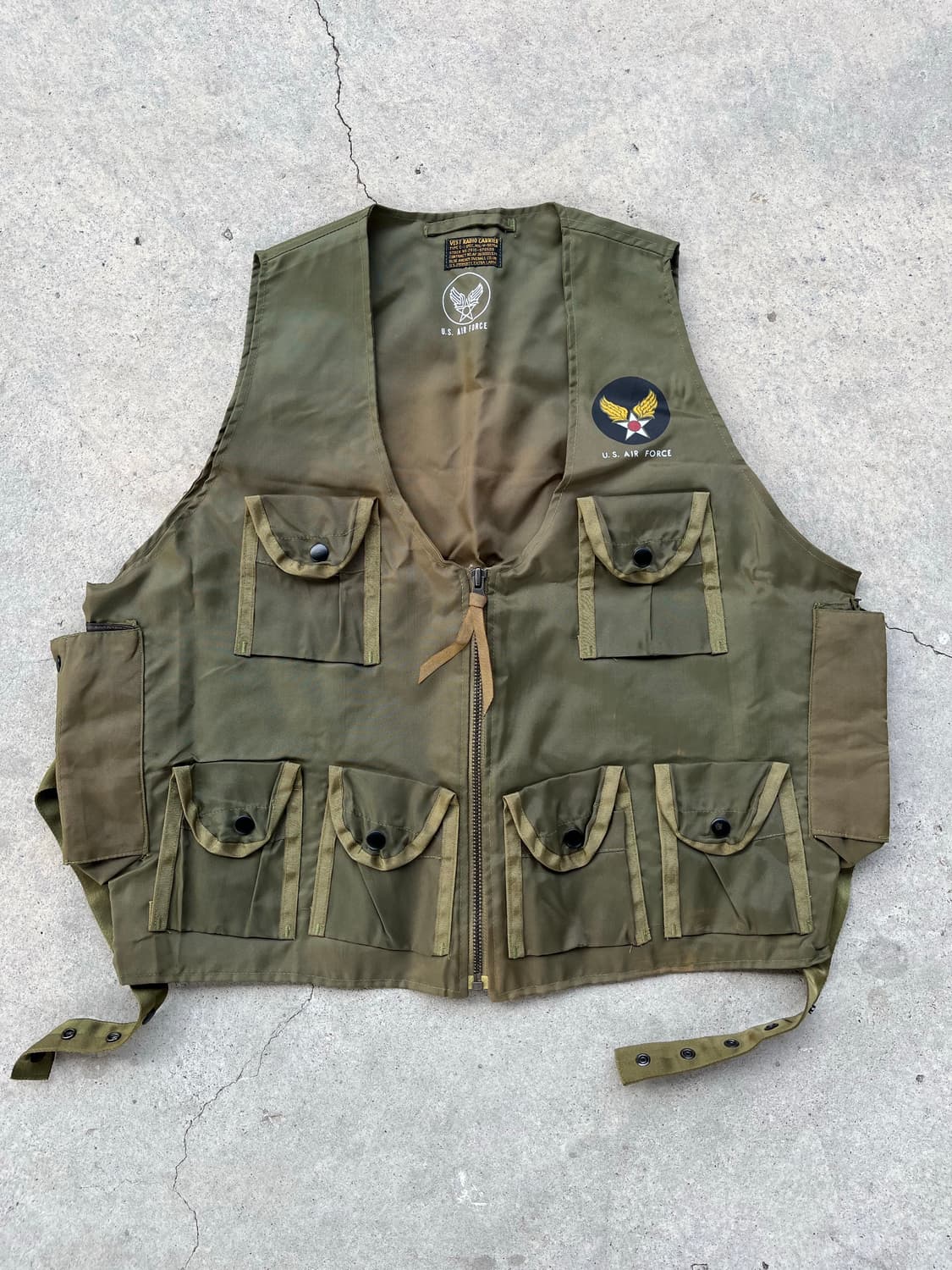 USAF E-1 Radio Carrier 미 공군 서바이벌 베스트  상품이미지1