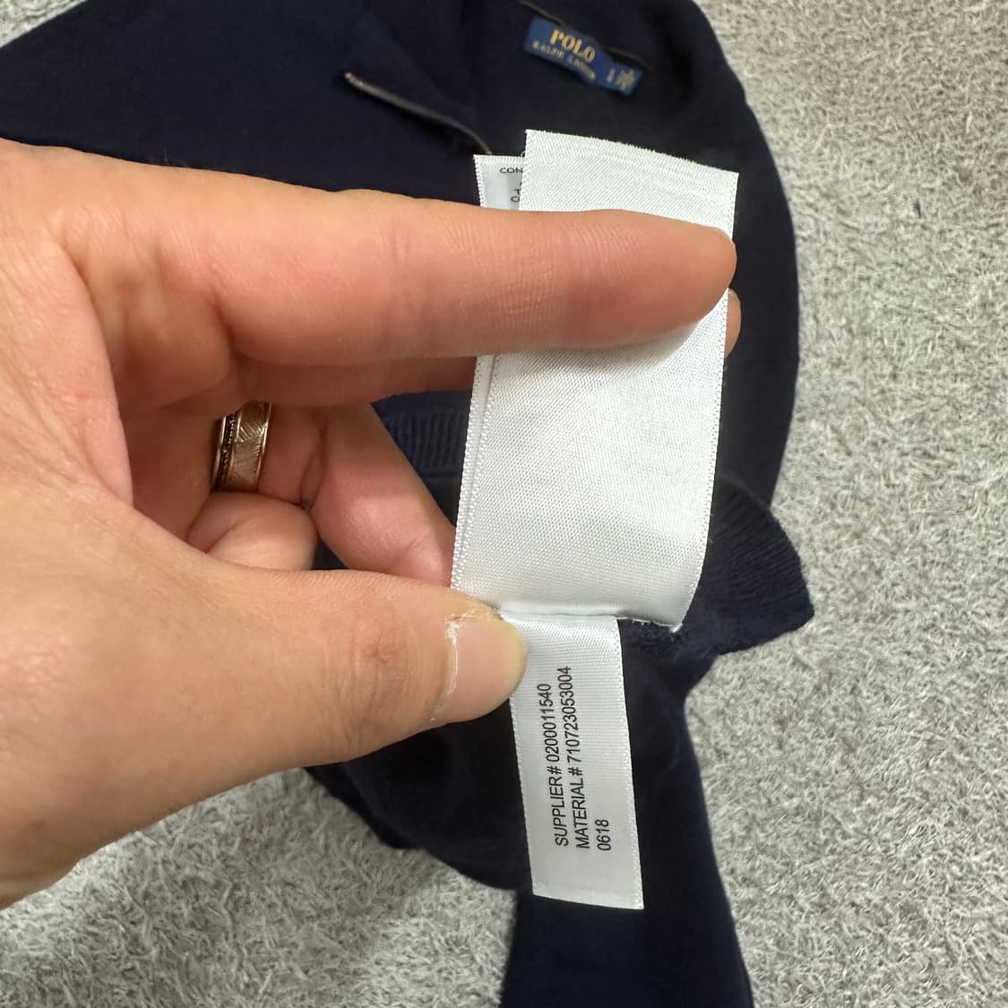 [100] 폴로 랄프로렌 울 반집업니트 상품이미지4