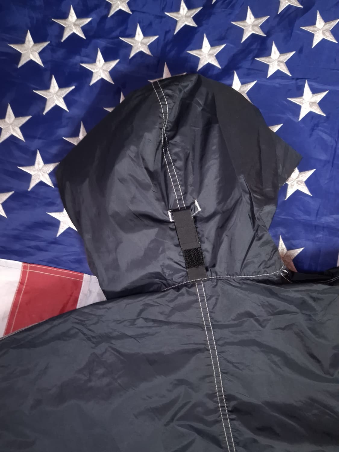 오리지날 90's 나이키 스우시 메탈릭 실버 아노락 상품이미지2