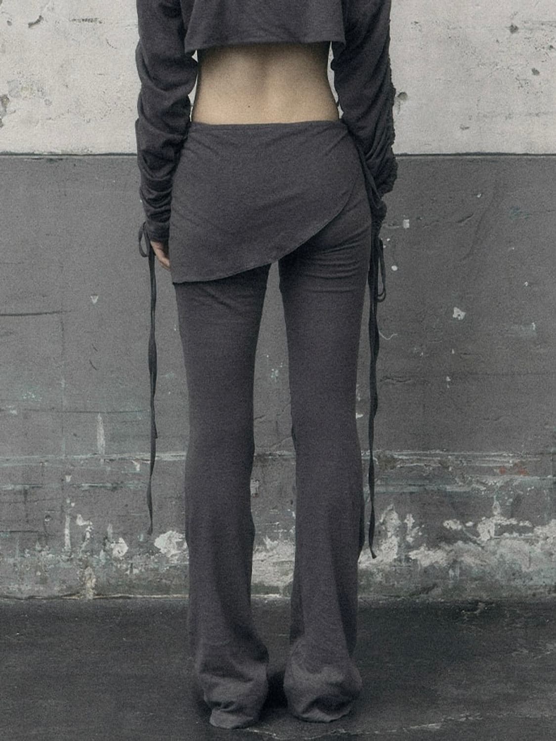 보헤미안서울 knee shirring wrap skirt pants 상품이미지3