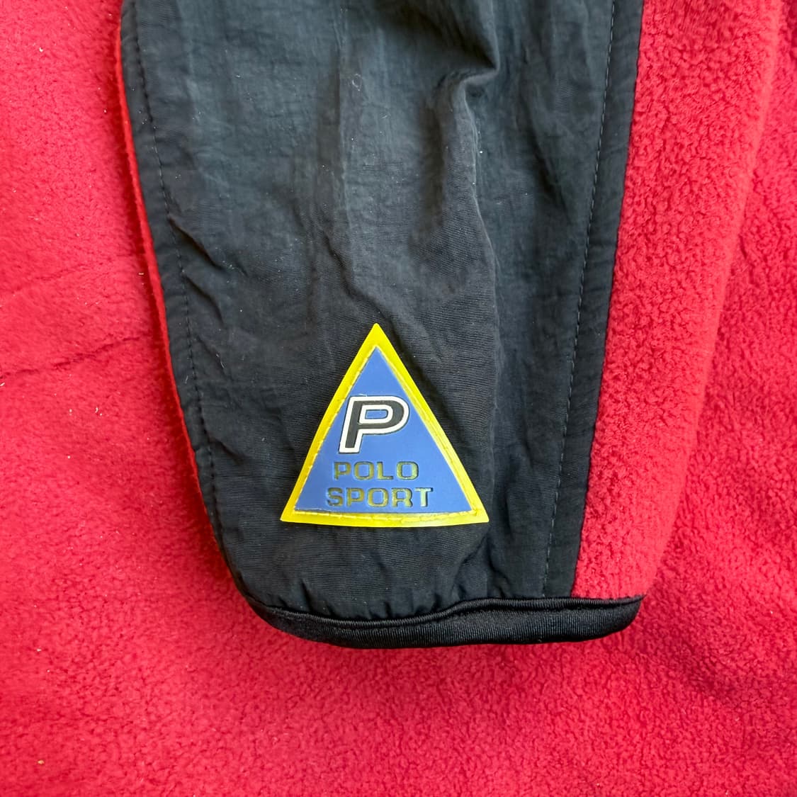 폴로 스포츠 빈티지 플리스 하프집업 레드 상품이미지5