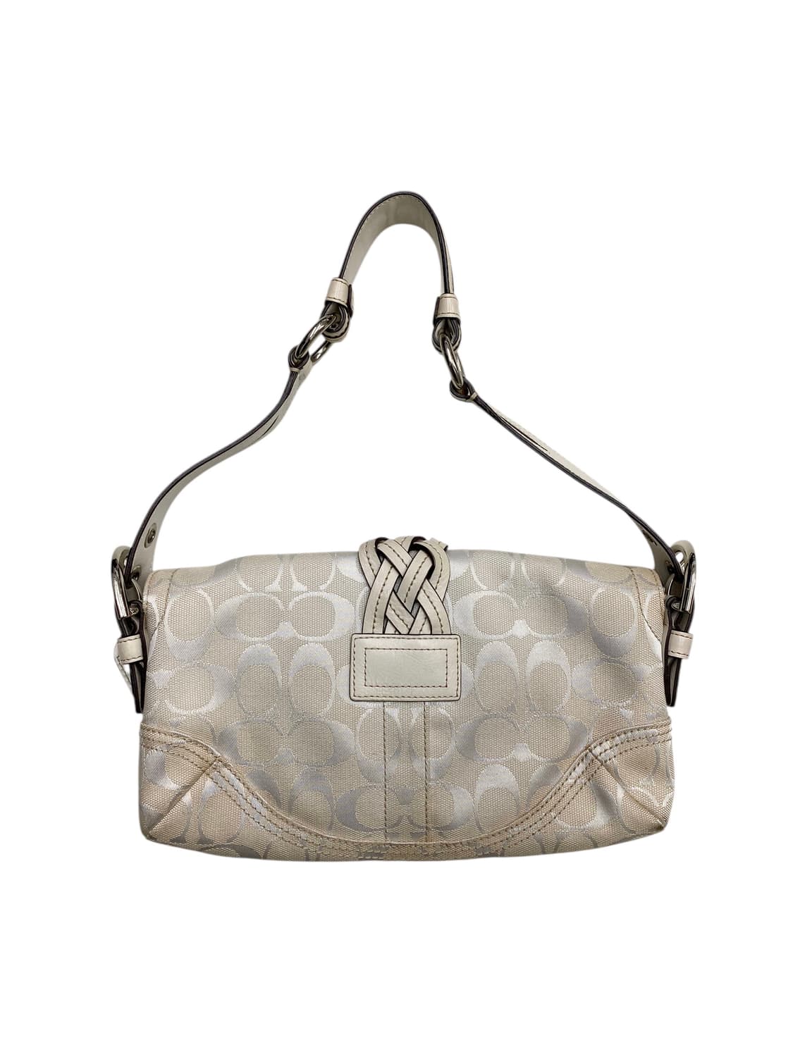 코치 y2k 화이트 숄더백 상품이미지2