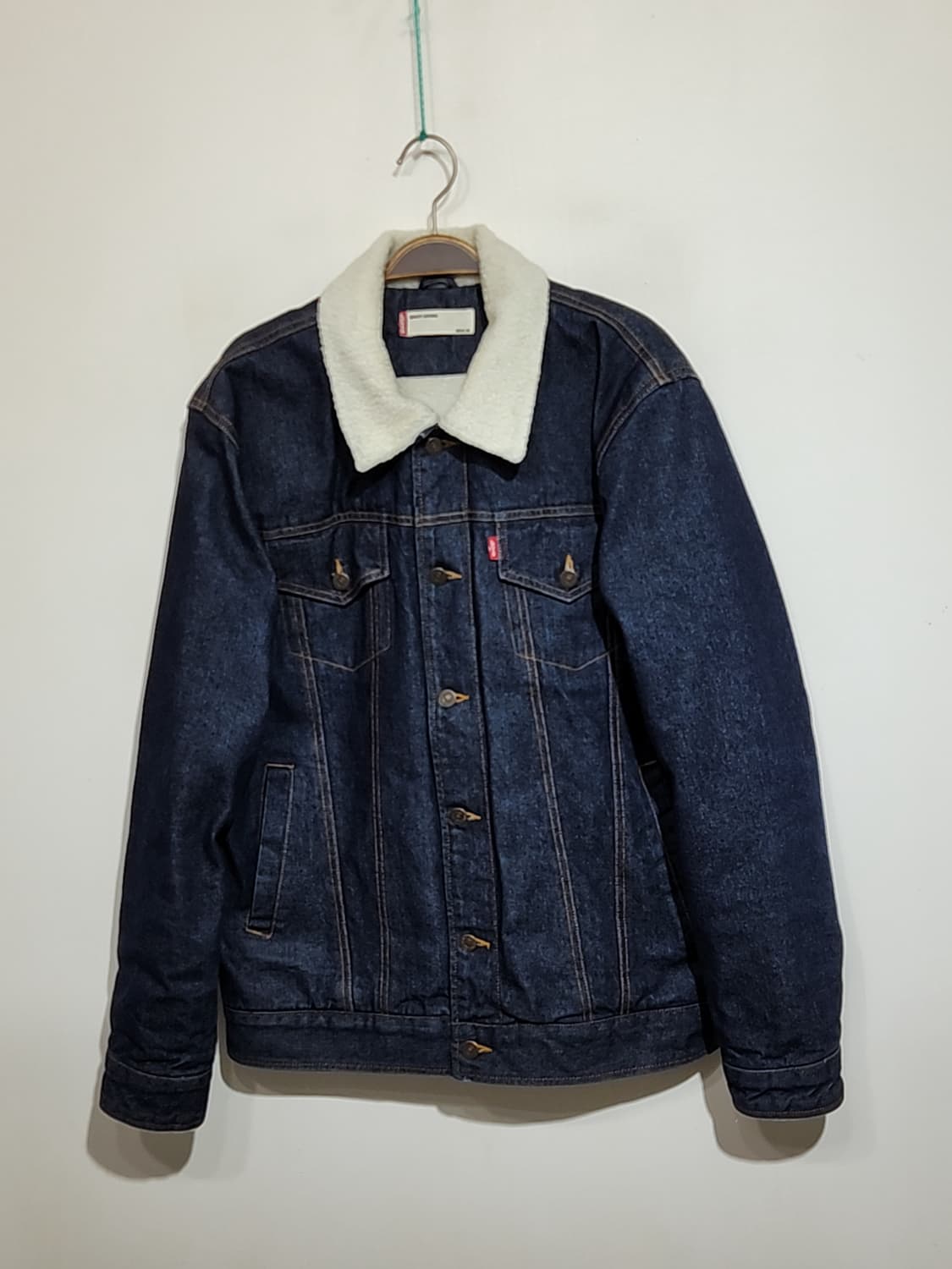 (XL) 리바이스 양털 청자켓 생지 데님자켓 레드탭  상품이미지1