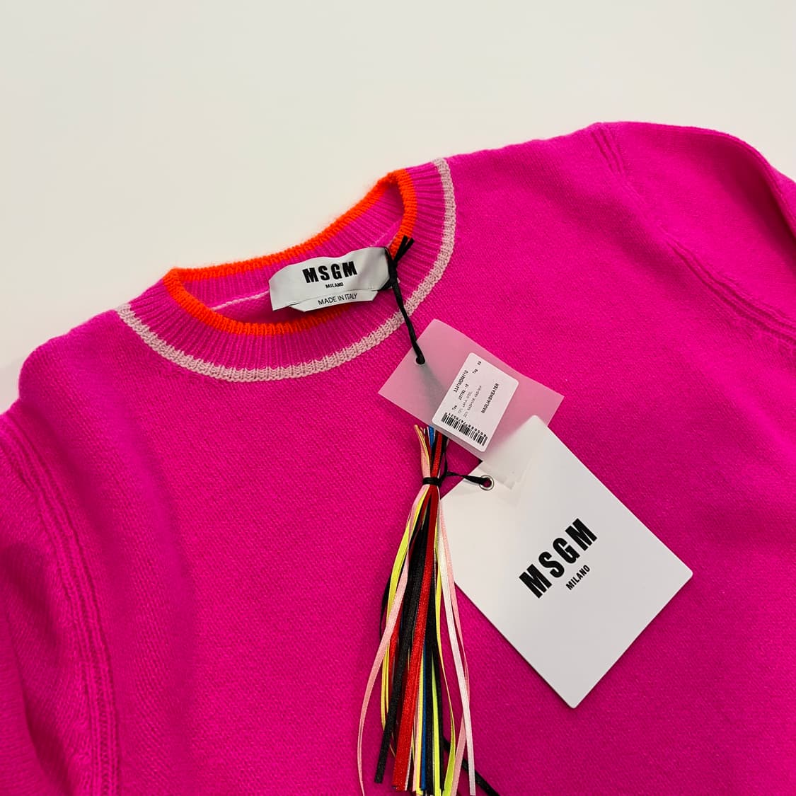 MSGM 컬러풀 라인 니트 스웨터 상품이미지3