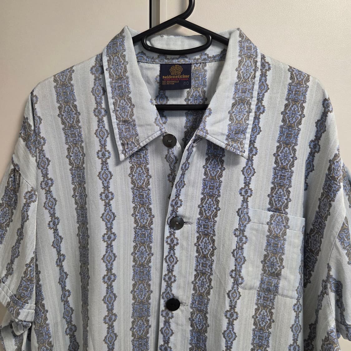 빈티지 쿠반 파자마 반팔 셔츠 XL-2XL(105-110) 상품이미지2