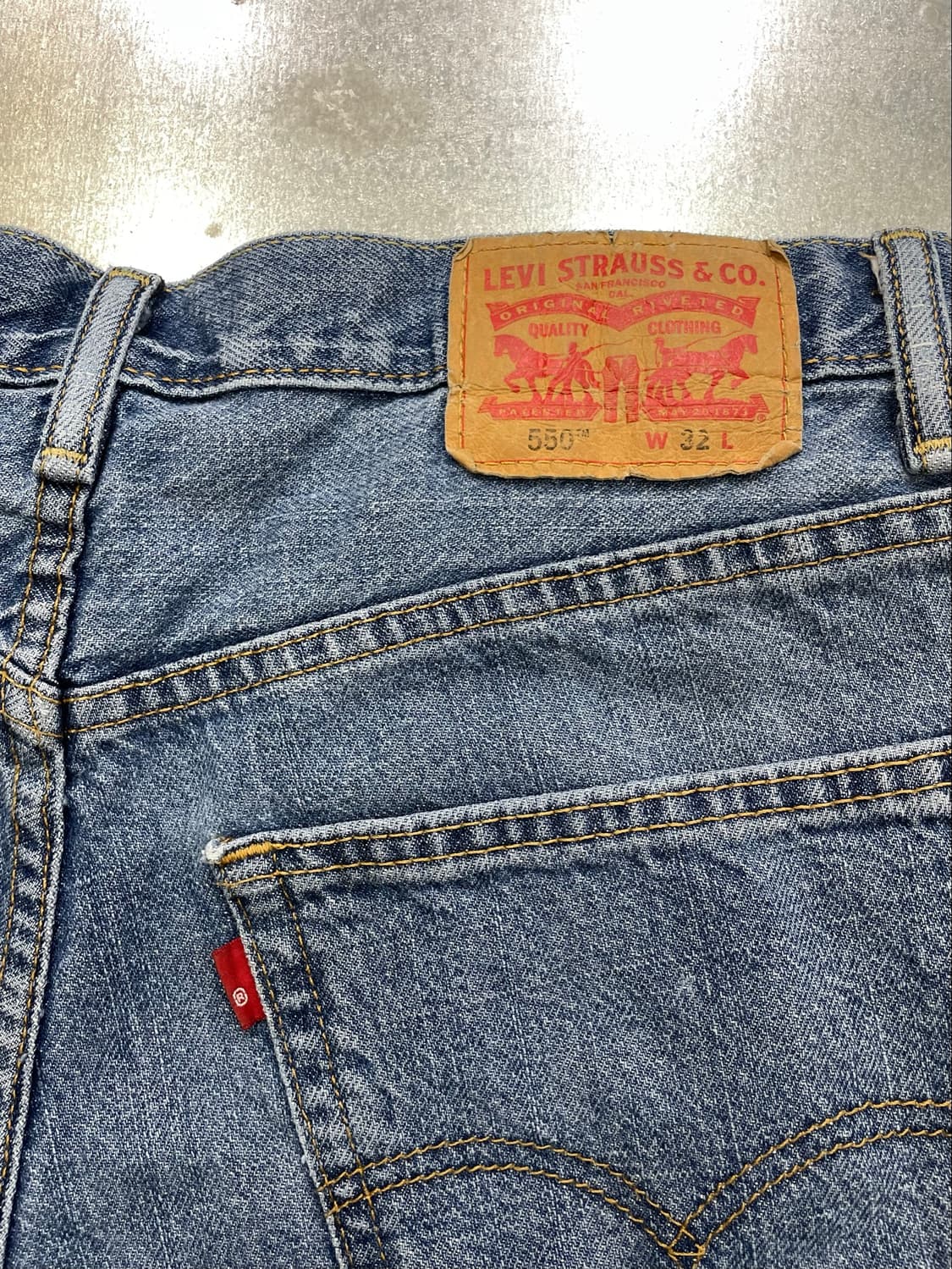 (32) Levi's 리바이스 550 데님 반바지 쇼츠 상품이미지9