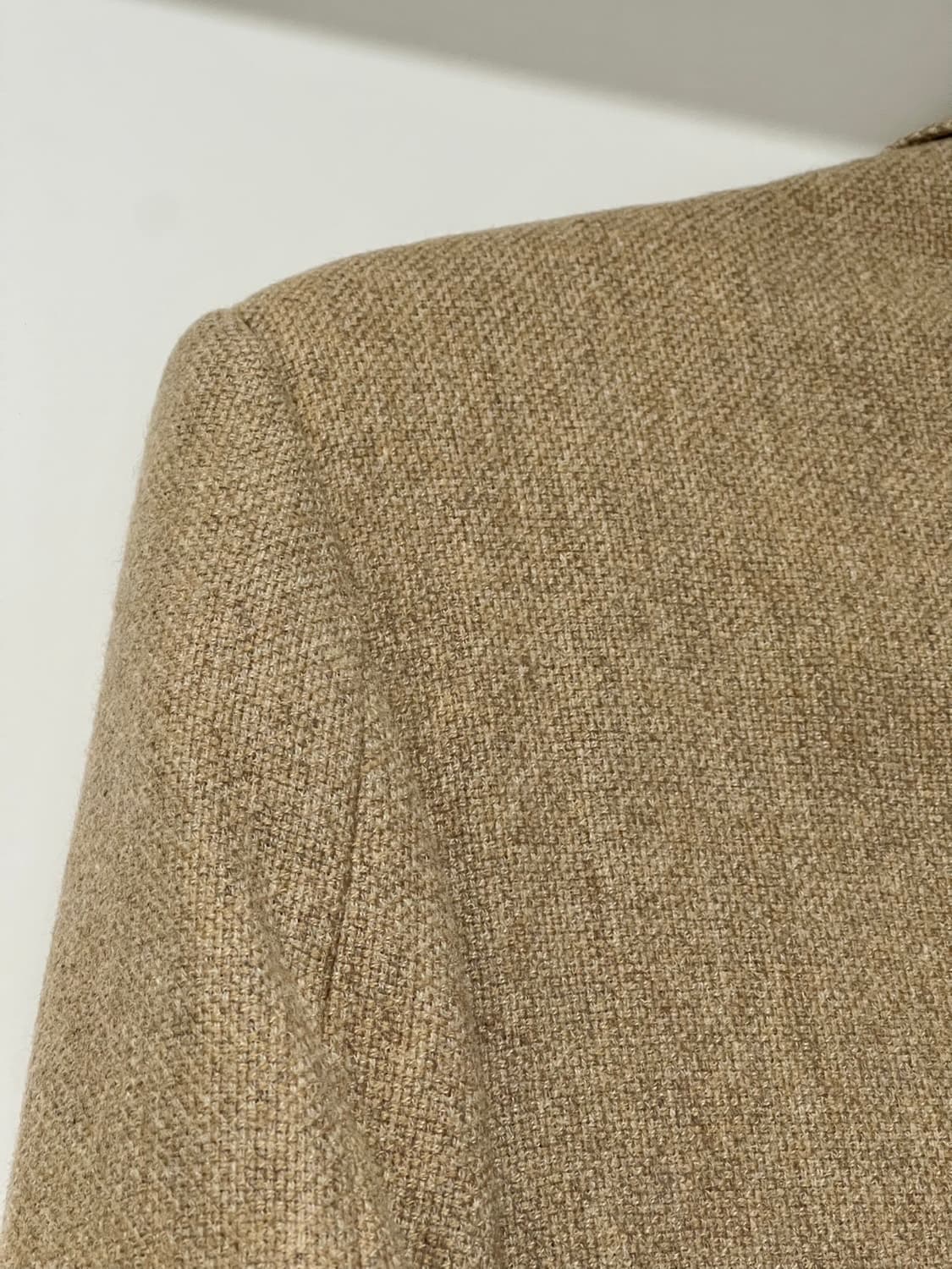 울 캐시미어 베이지 클래식 자켓 상품이미지2