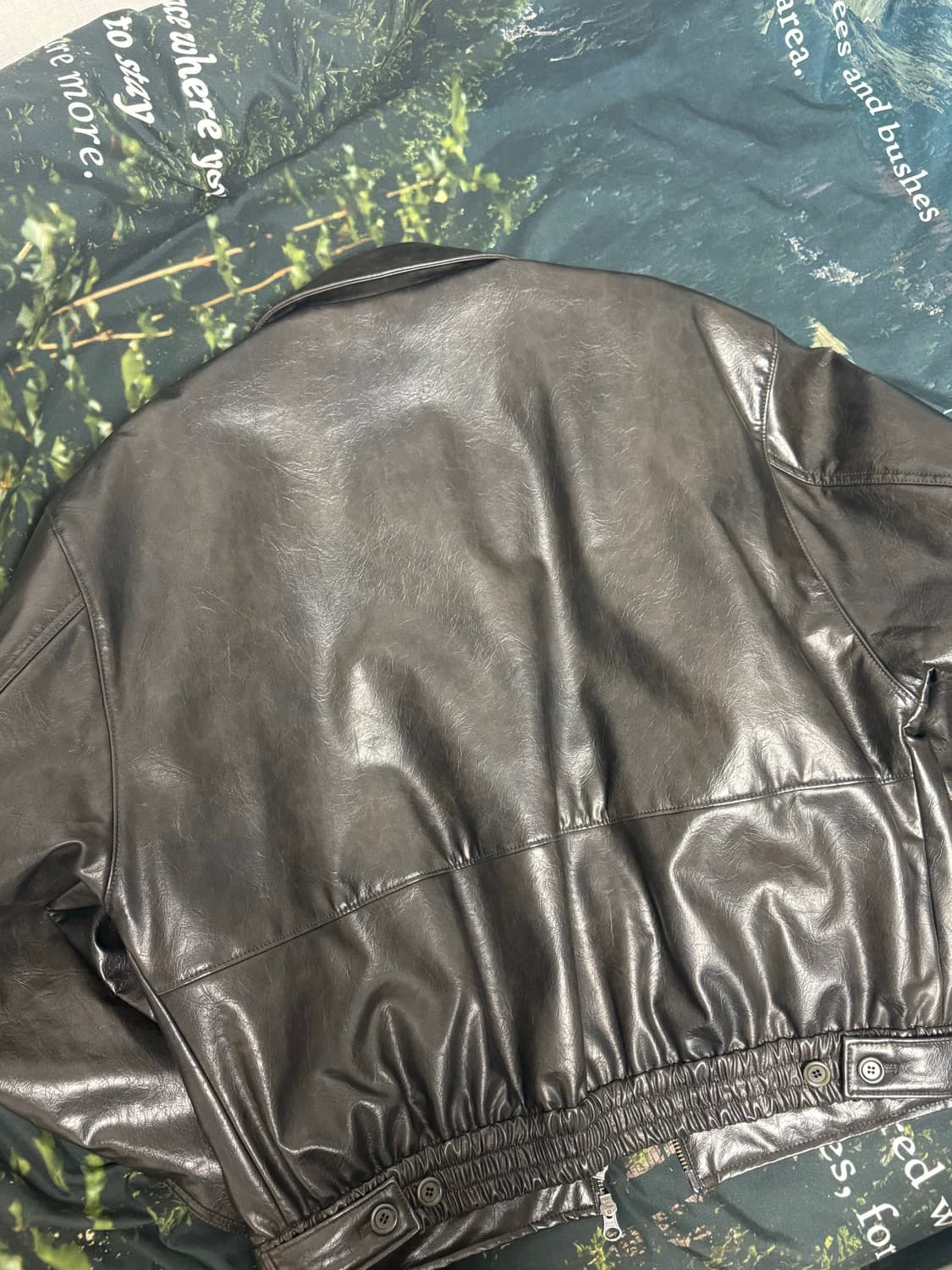 24fw 아모멘토 비건 레더자켓 상품이미지4