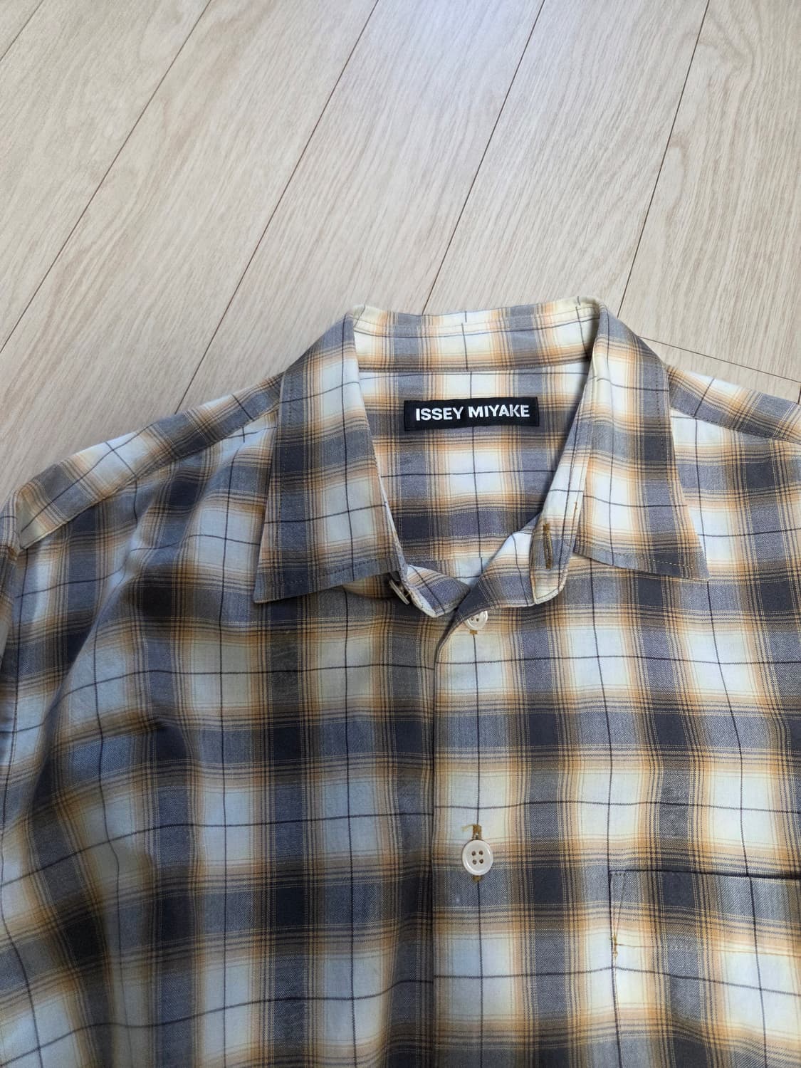 빈티지 이세이 미야케 옴브레 셔츠 상품이미지2