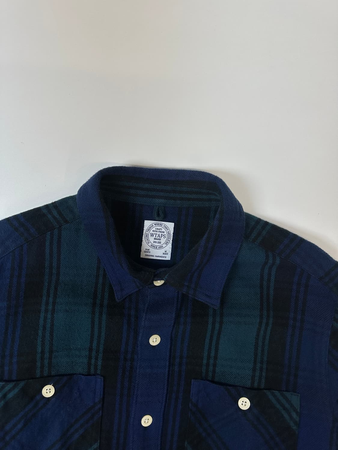 더블탭스 유니온 셔츠 M 상품이미지3