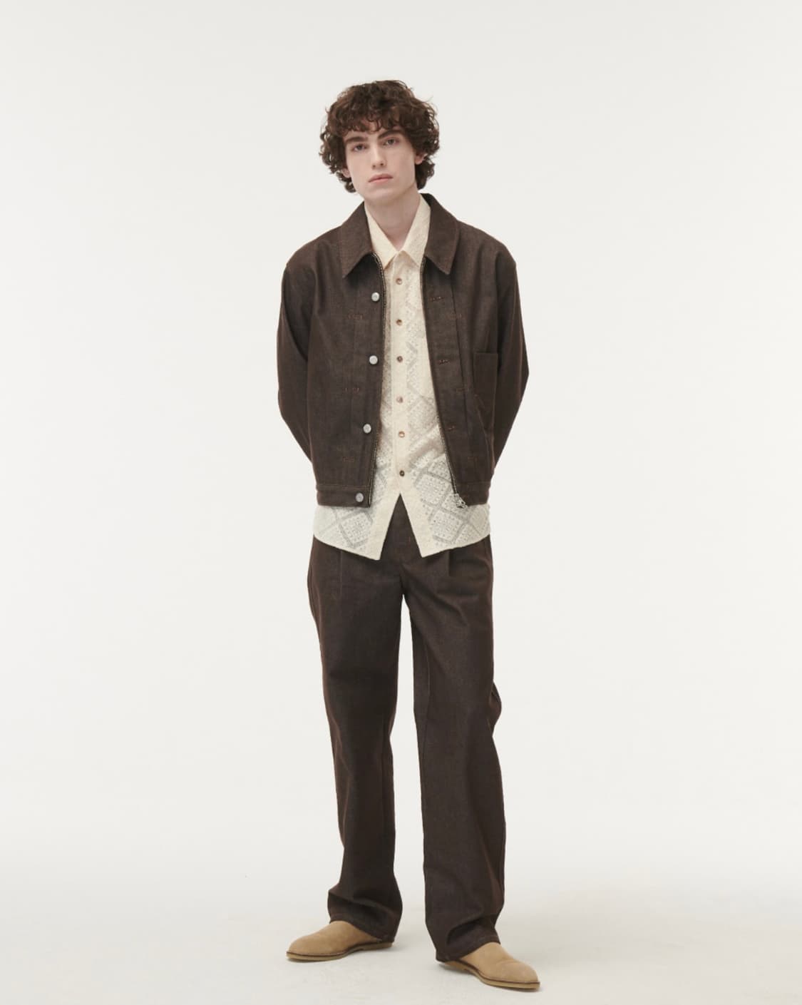 SATUR 세터 카이엔 데님 트러커자켓 (L) 상품이미지9