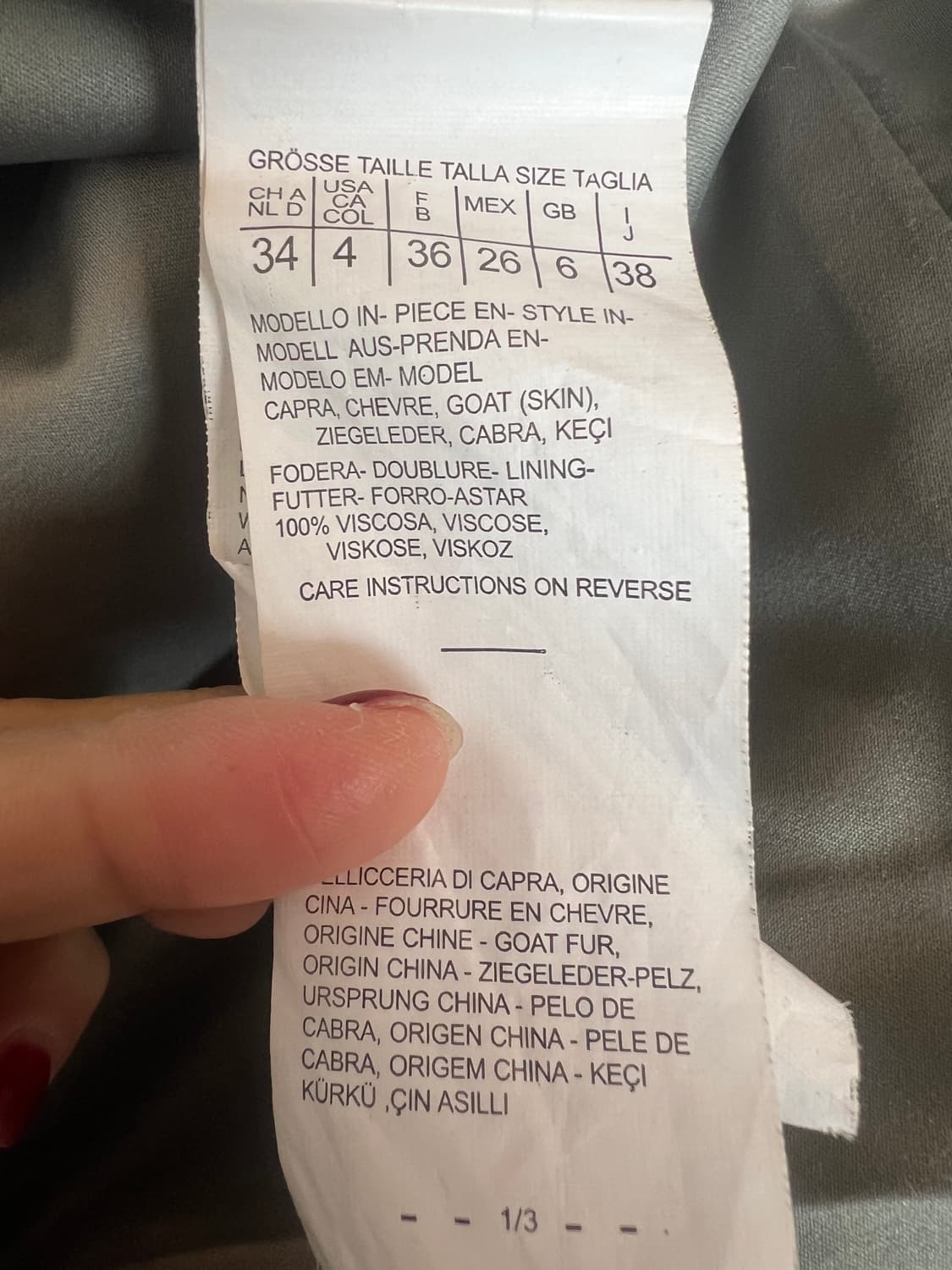 막스마라 여성 민트그린 고트퍼 롱코트 상품이미지7