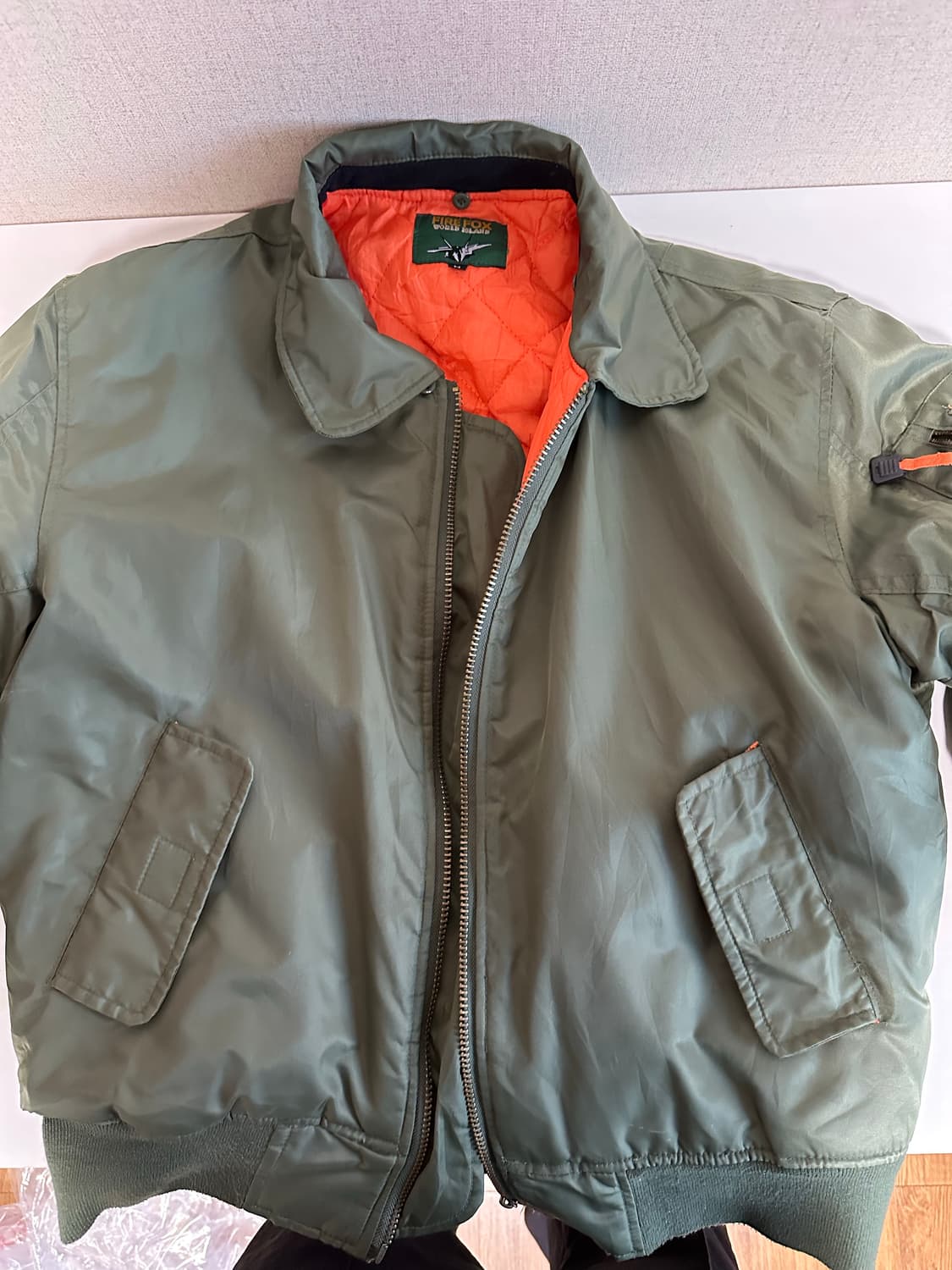 90s rare 파이어폭스 ma-1 상품이미지4