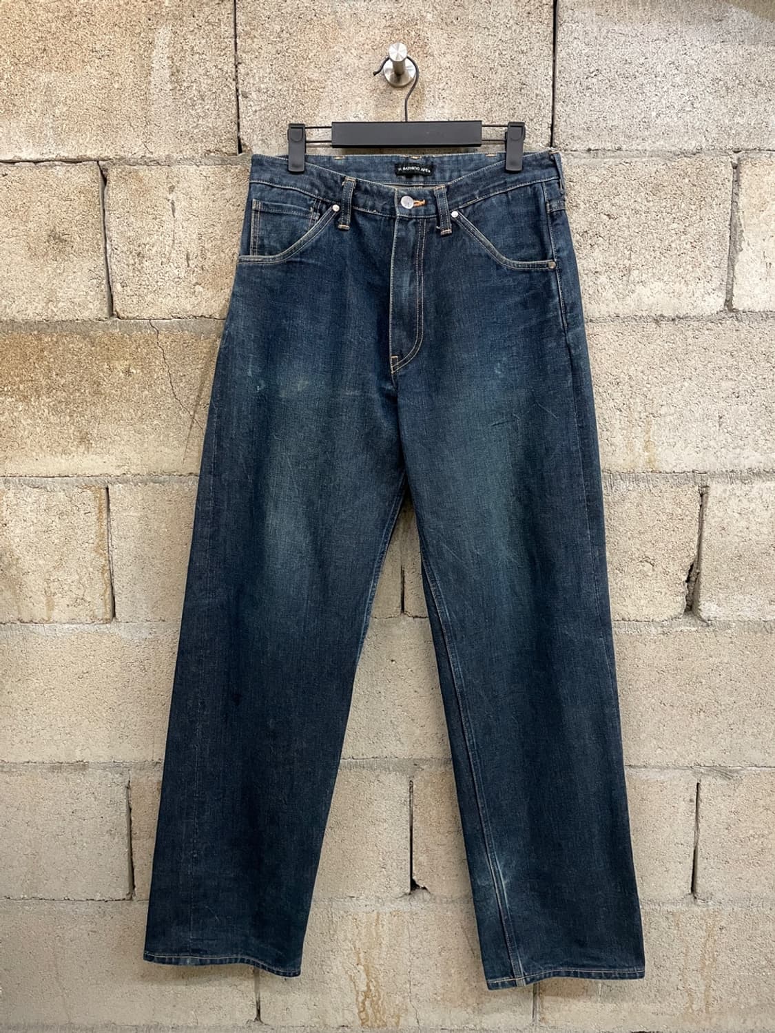 베이프 사루 헤드 데님 팬츠 상품이미지3