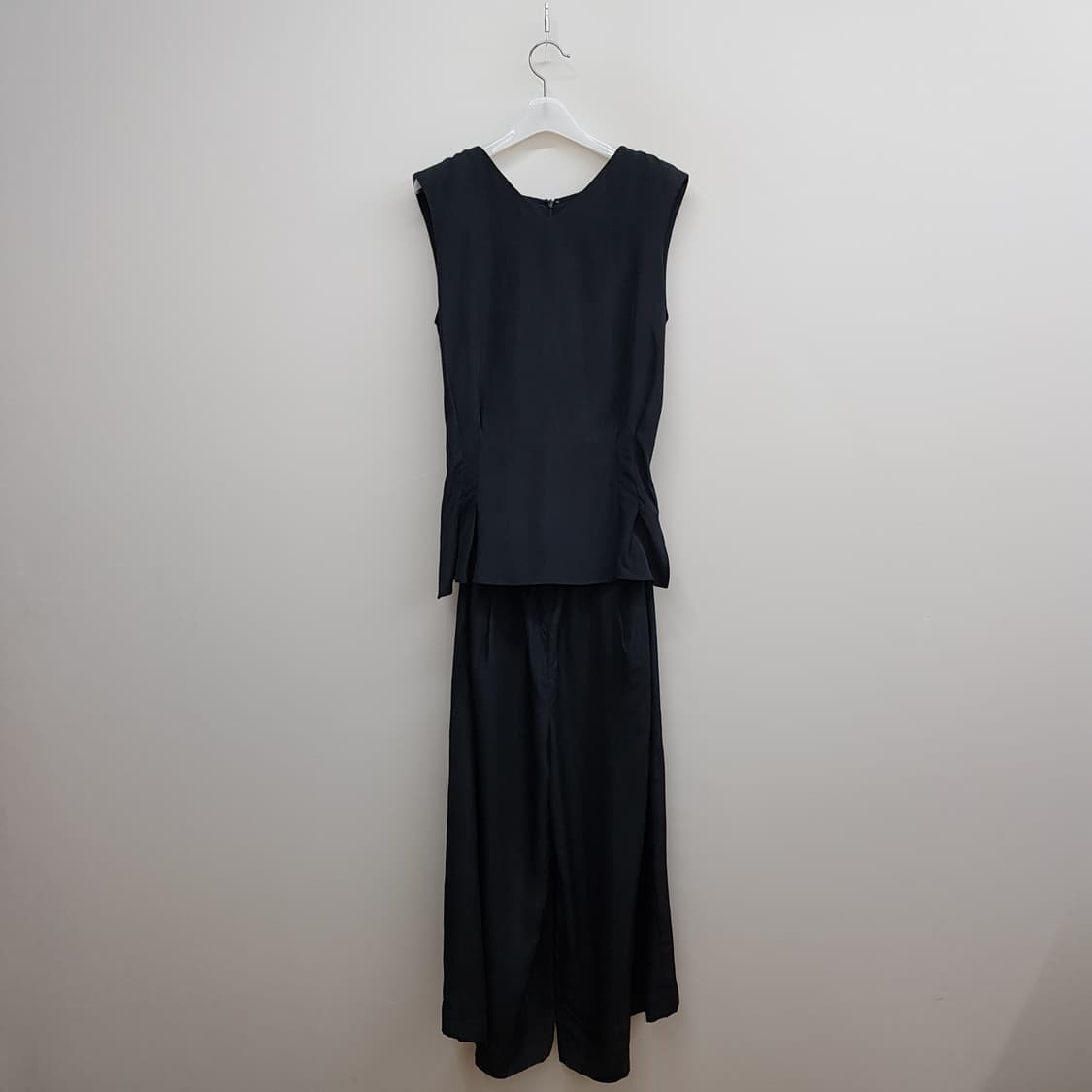 더스토어 2021 슬리브리스 와이드 점프수트 S사이즈 상품이미지1