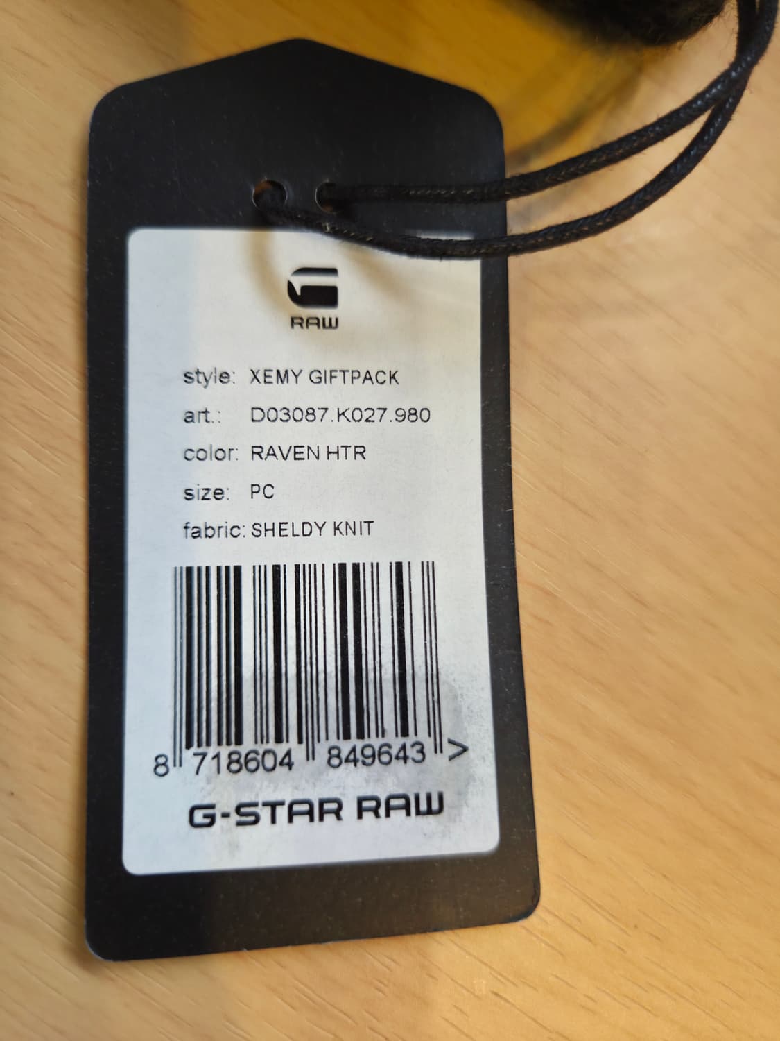 (크리스마스 특가)G-Star 비니 + 니트 장갑 세트 상품이미지4