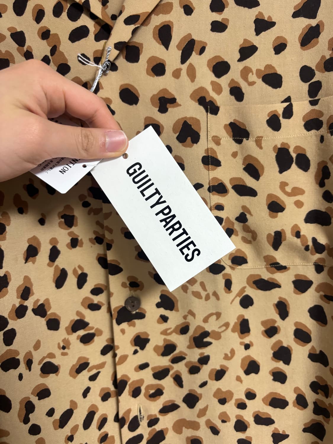 와코마리아 레오파드 셔츠 상품이미지4